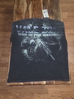 Valle Zone Black Graphic Short Sleeve Men’s Shirt